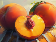 每天一个桃子，健康生活的艺术，每日一桃，健康