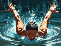 游泳锻炼，水中的健身艺术，健身，探索游泳锻炼的益处与艺术