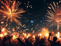 跨年活动，点燃新年的激情与希望，倒计时，点燃激情，迎接希望的跨年狂欢